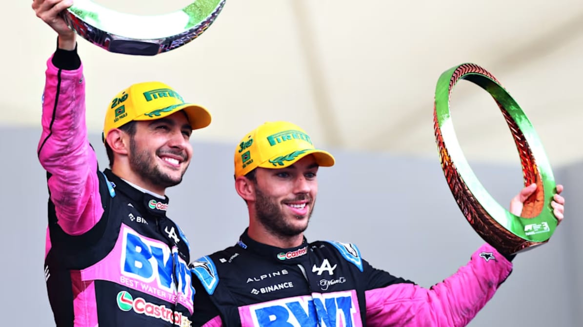 Double podium français en F1
