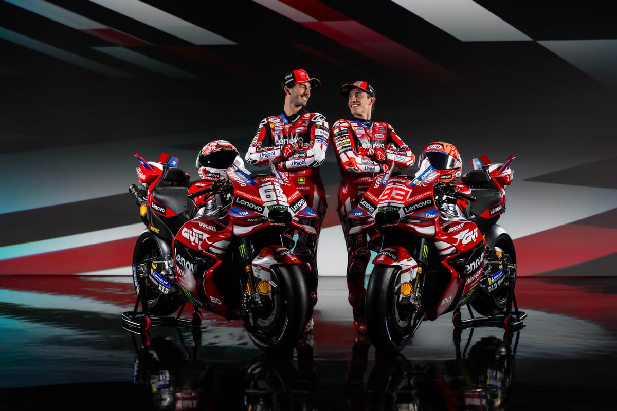 Les couleurs de Marquez et Bagnaia pour 2026