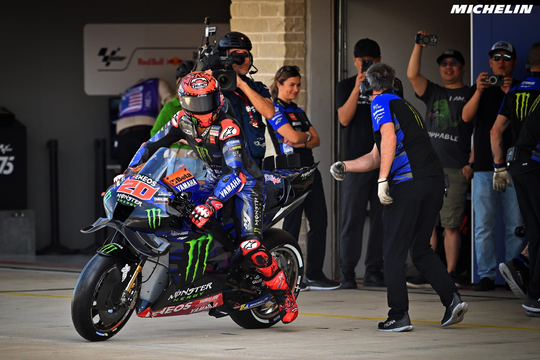 « On change des choses à chaque run » : Quartararo en mode pilote test à Austin !