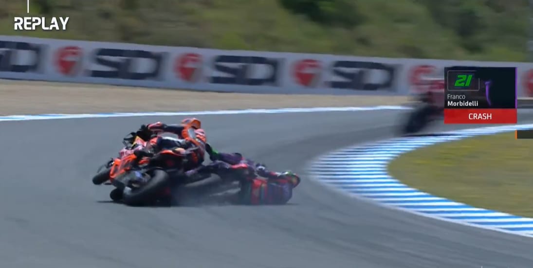 Jerez : « Un malheureux incident de course » pour Morbidelli