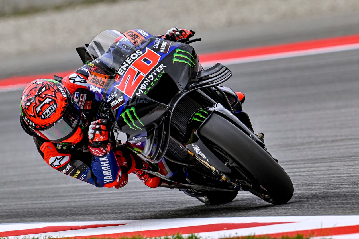 Quartararo à 3 dixièmes de la Q2 : « Jouable mais compliqué samedi »