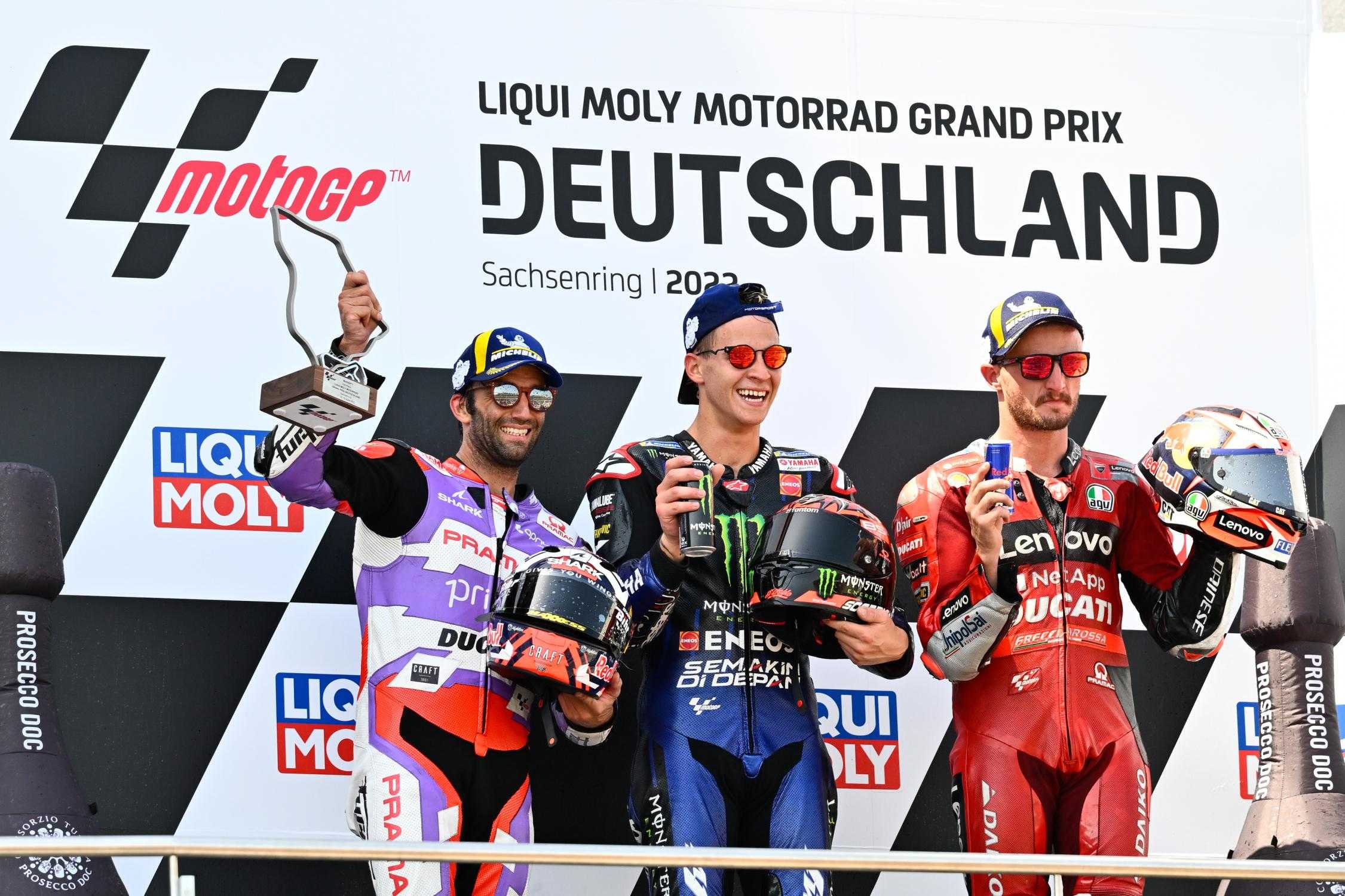 Sachsenring : Résultats passés de Fabio et Jojo