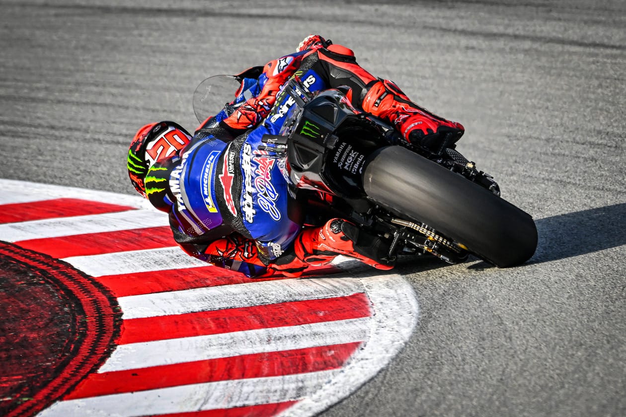 Quartararo : « On peut tout essayer, la moto glisse tout le temps »