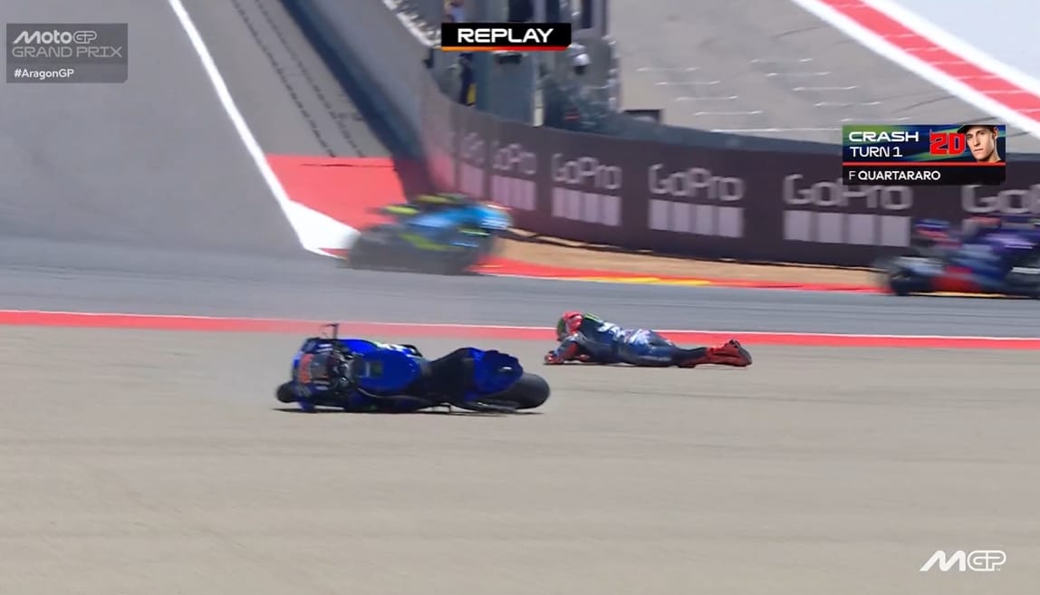 Quartararo tombé en Aragon : « On va essayer de trouver une solution »