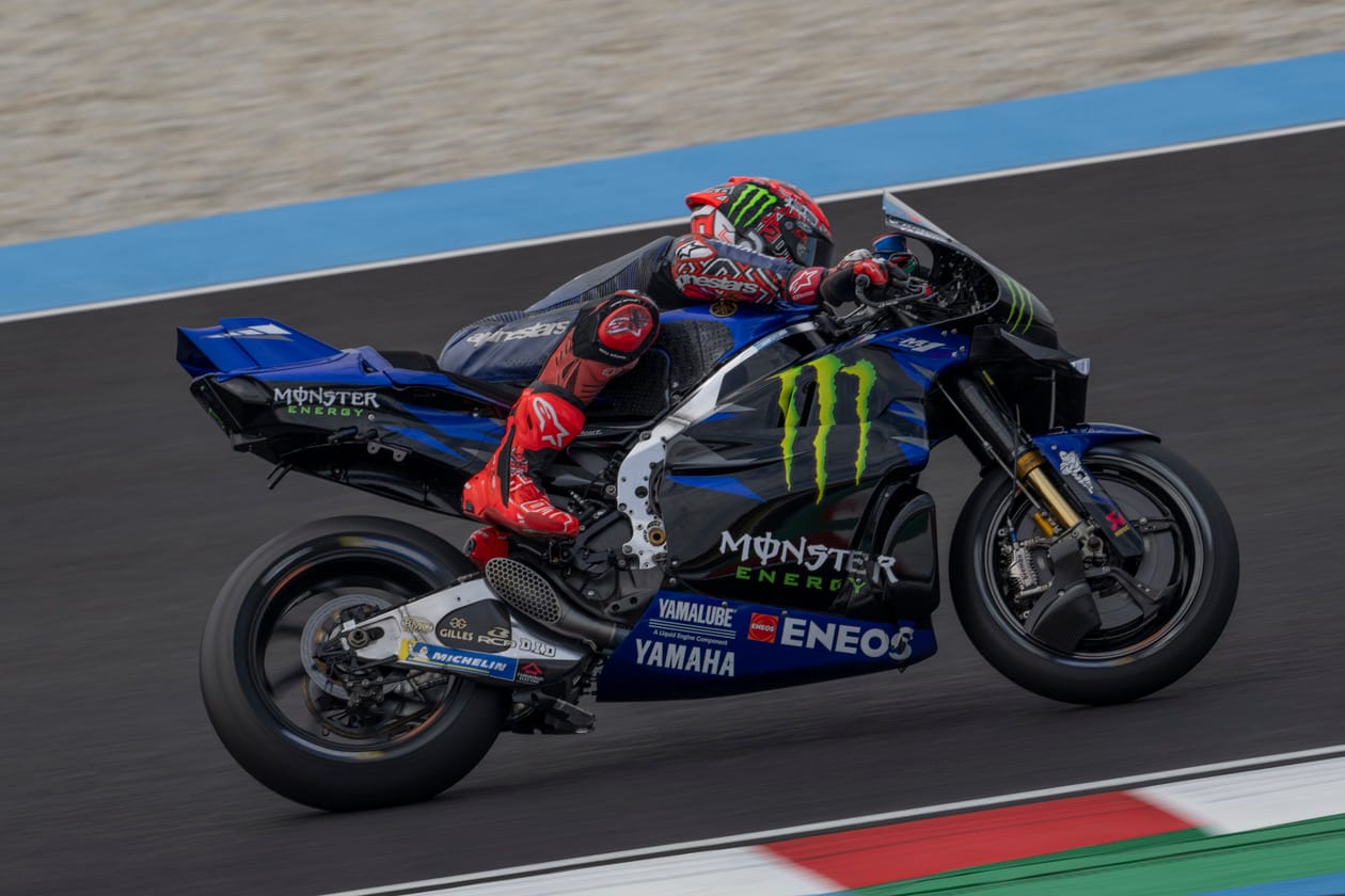 Chute au premier virage du Sprint pour Quartararo en Hongrie