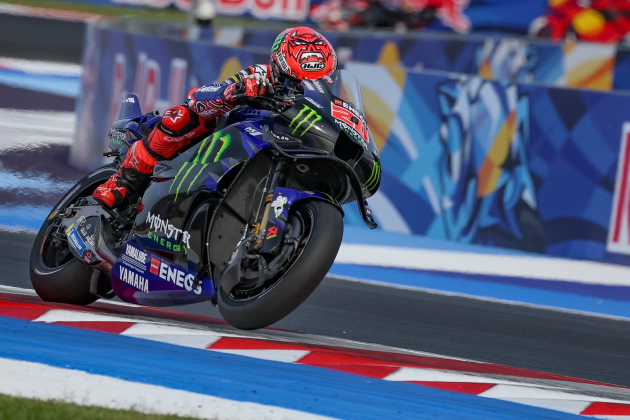 Quartararo, 8e à Misano : « Ça fait un moment qu’on lutte avec le poids de la moto »
