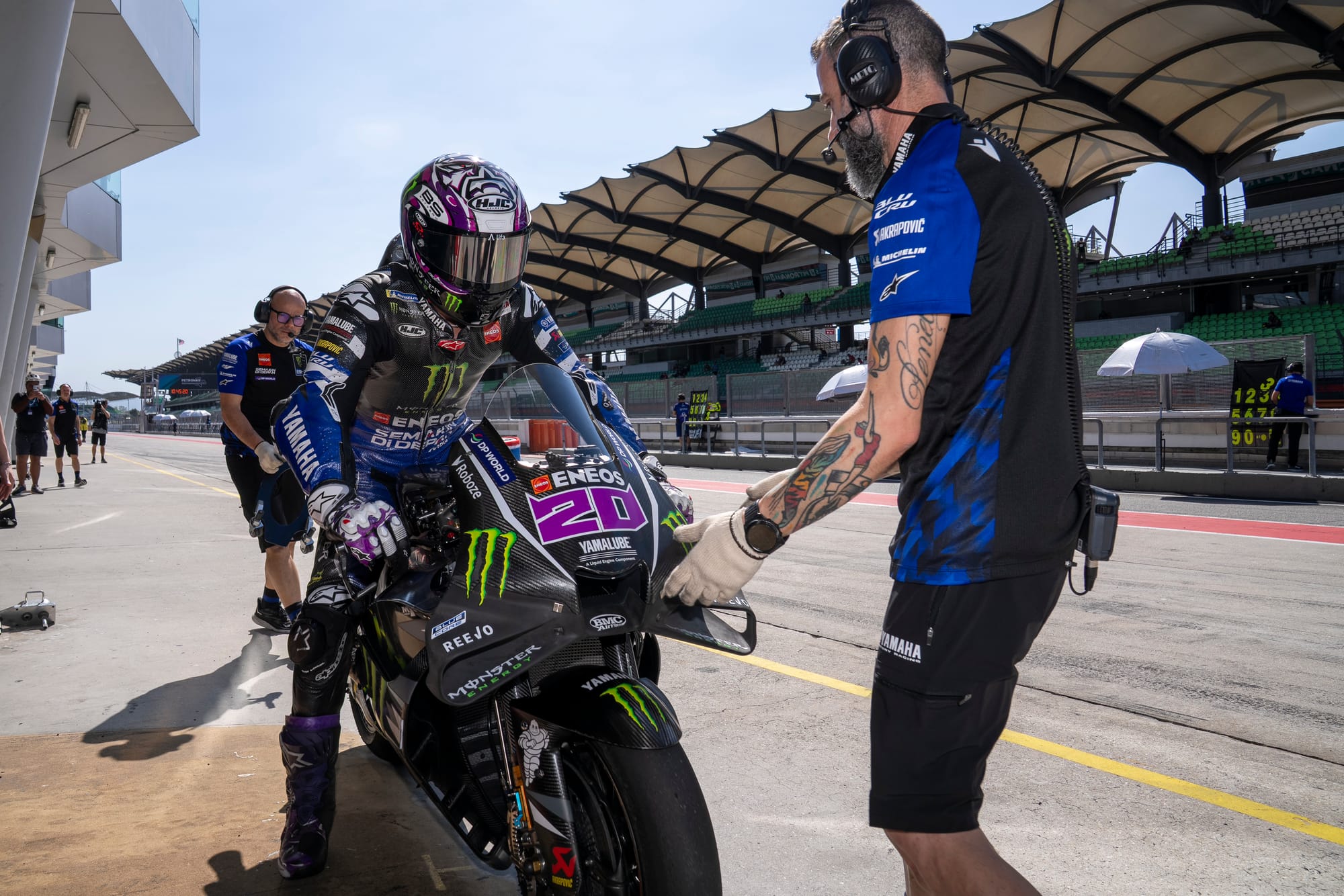 Quartararo forfait pour la suite du test de Sepang