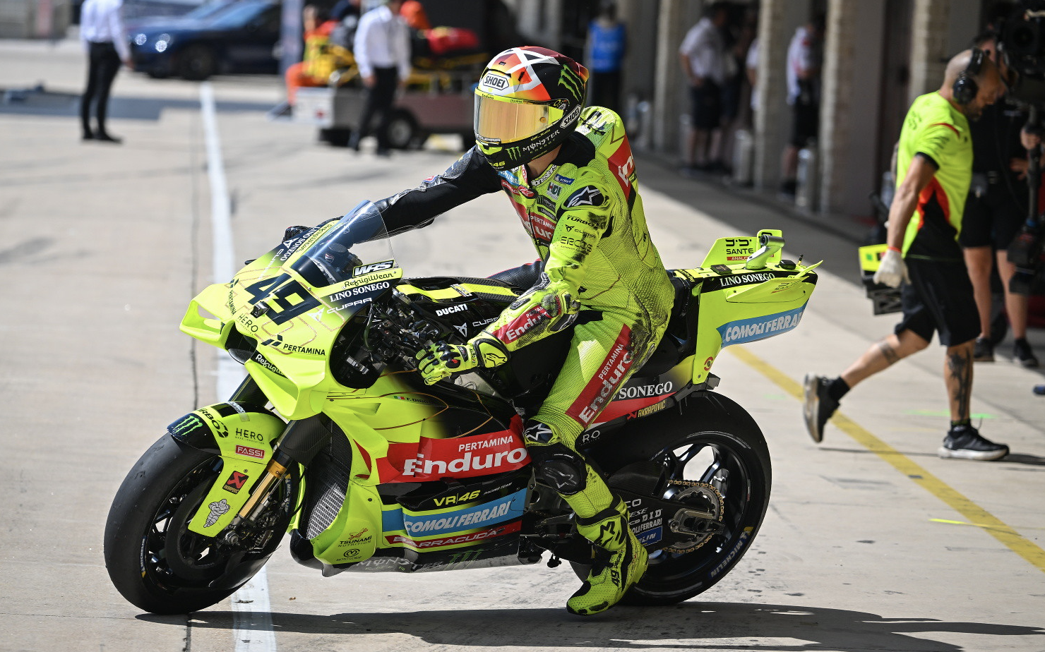 États-Unis, MotoGP (Q2) : Di Giannantonio en pole pour la deuxième fois consécutive