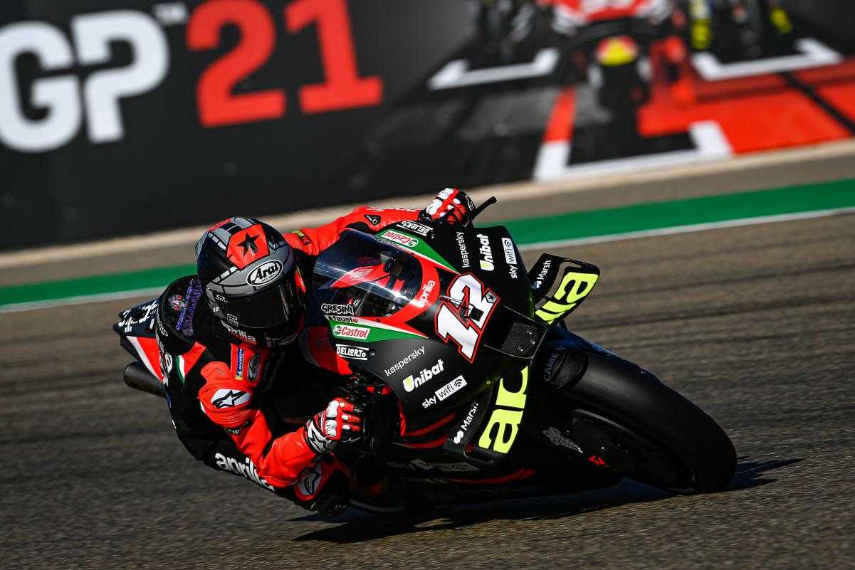 Les couleurs de l'Aprilia 2022 sortiront la veille de Mandalika