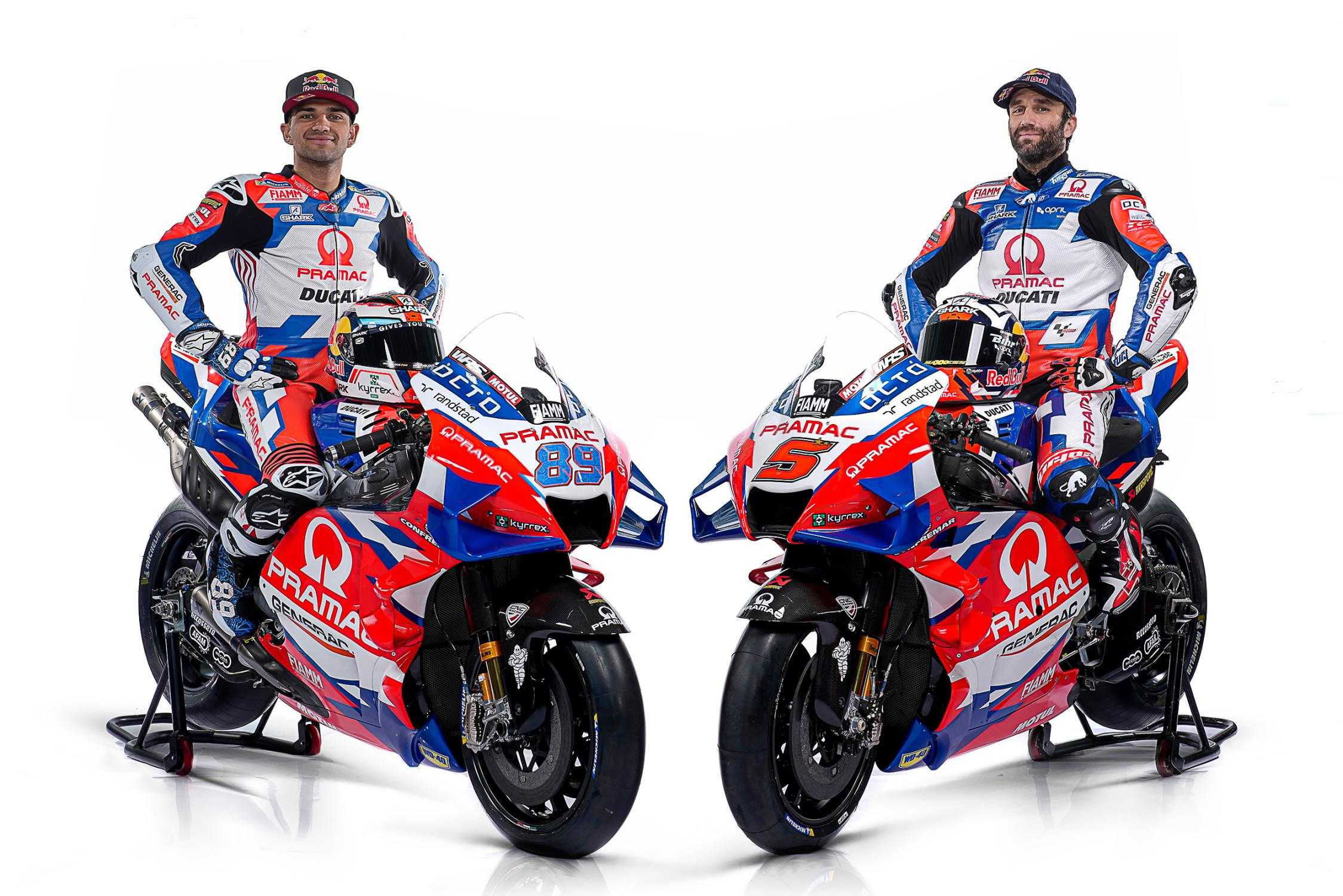 Photos : Zarco et Martin version 2022 (Pramac Ducati)