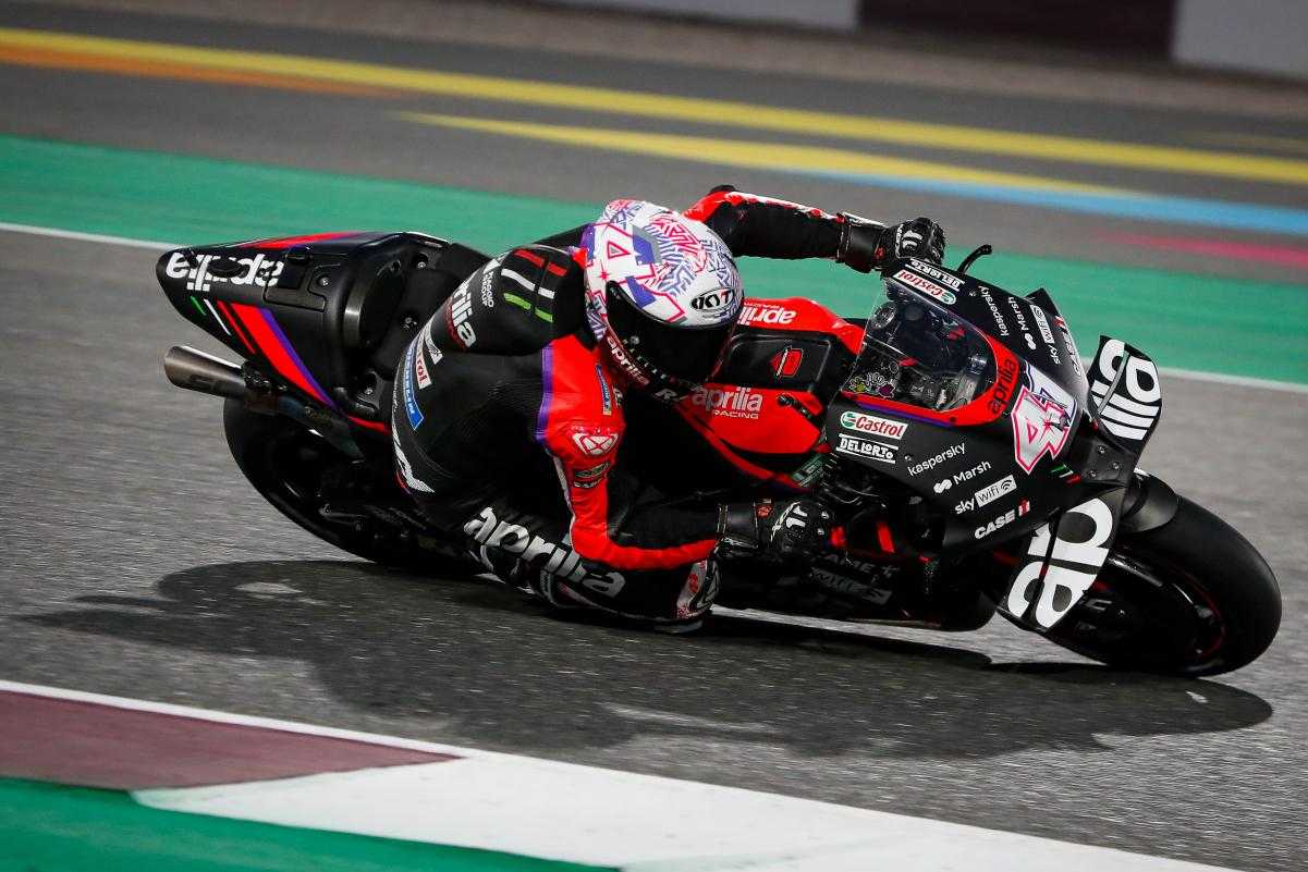 Qatar : L'Aprilia plus proche que jamais de la victoire