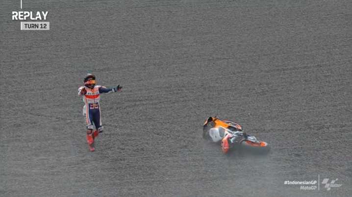 Mandalika, Q1 MotoGP : Marquez à terre, Bagnaia et Diggia sauvés !