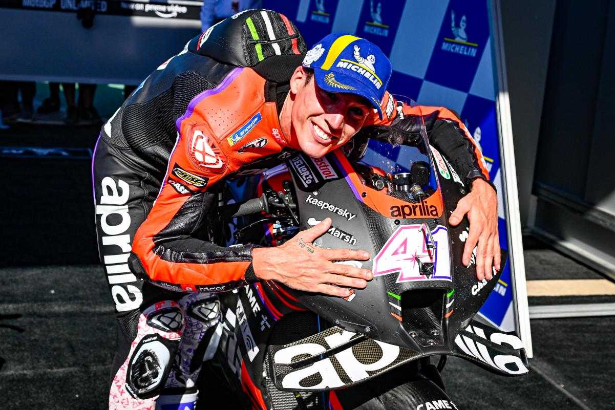 Espargaro veut rester chez Aprilia jusqu'en 2024