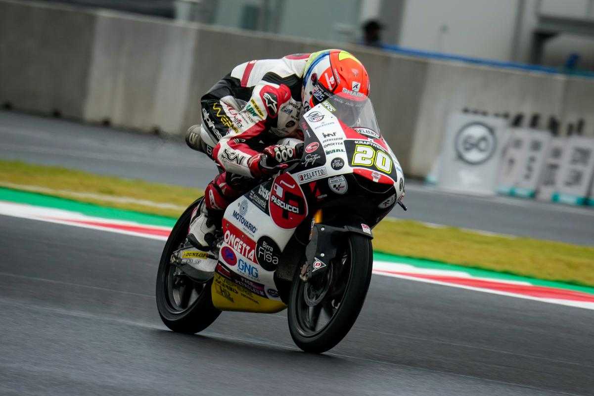 Portimao, Moto3 (FP1) : Fellon 2e sur le mouillé