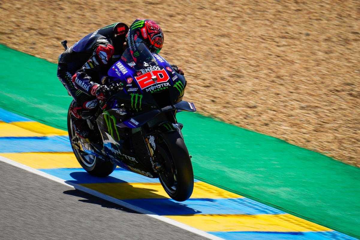 Le Mans, MotoGP (FP4) : Quartararo imprime la cadence