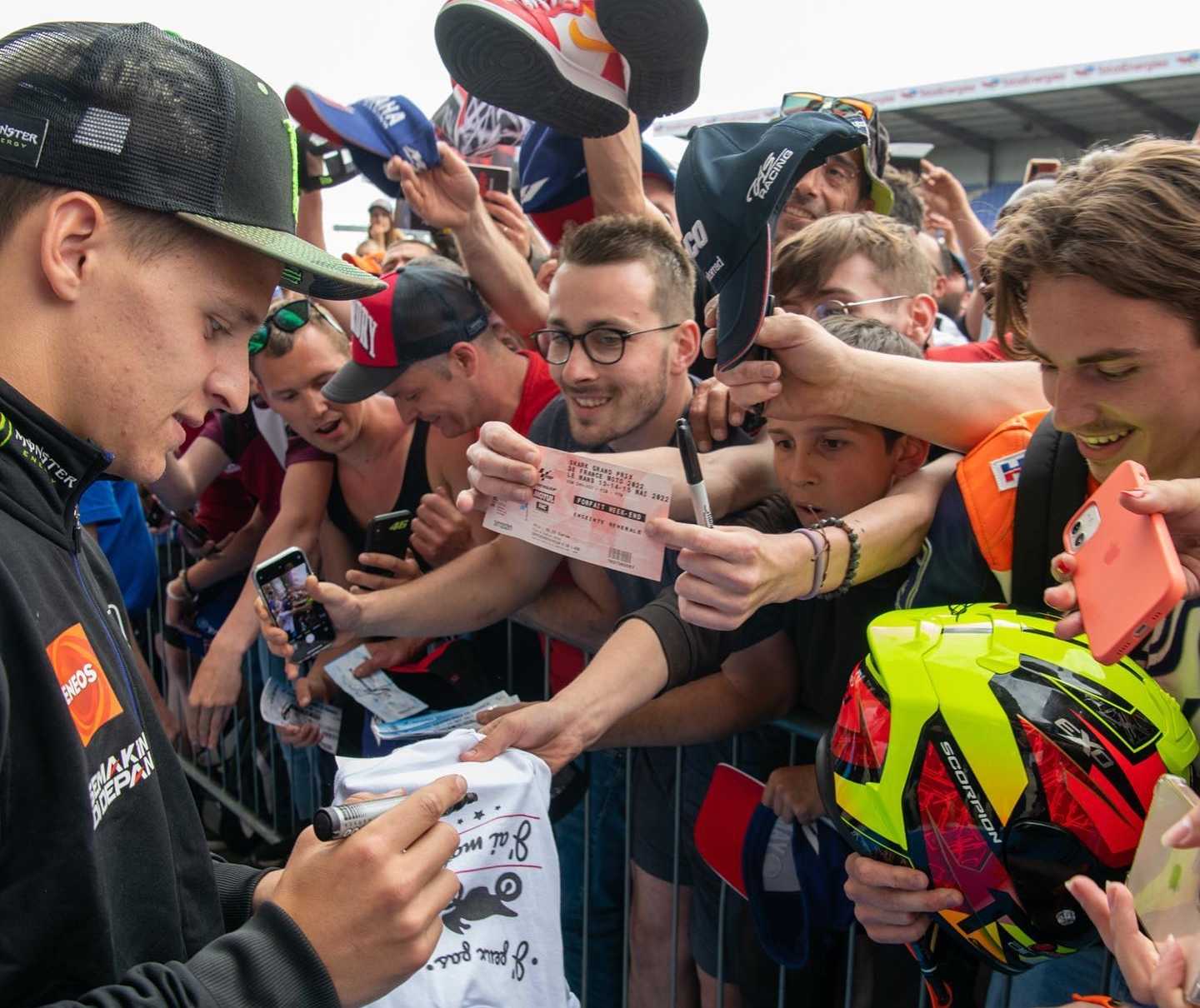 « Fabio je t'aime ! » La ferveur des fans au Mans