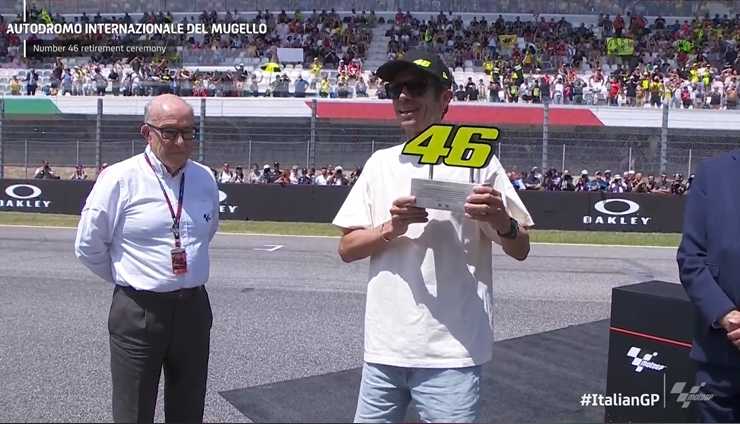 Le numéro 46 de Rossi retiré du MotoGP