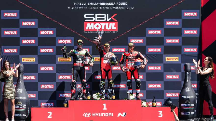 Misano : Championnat WorldSBK après la 1ère manche