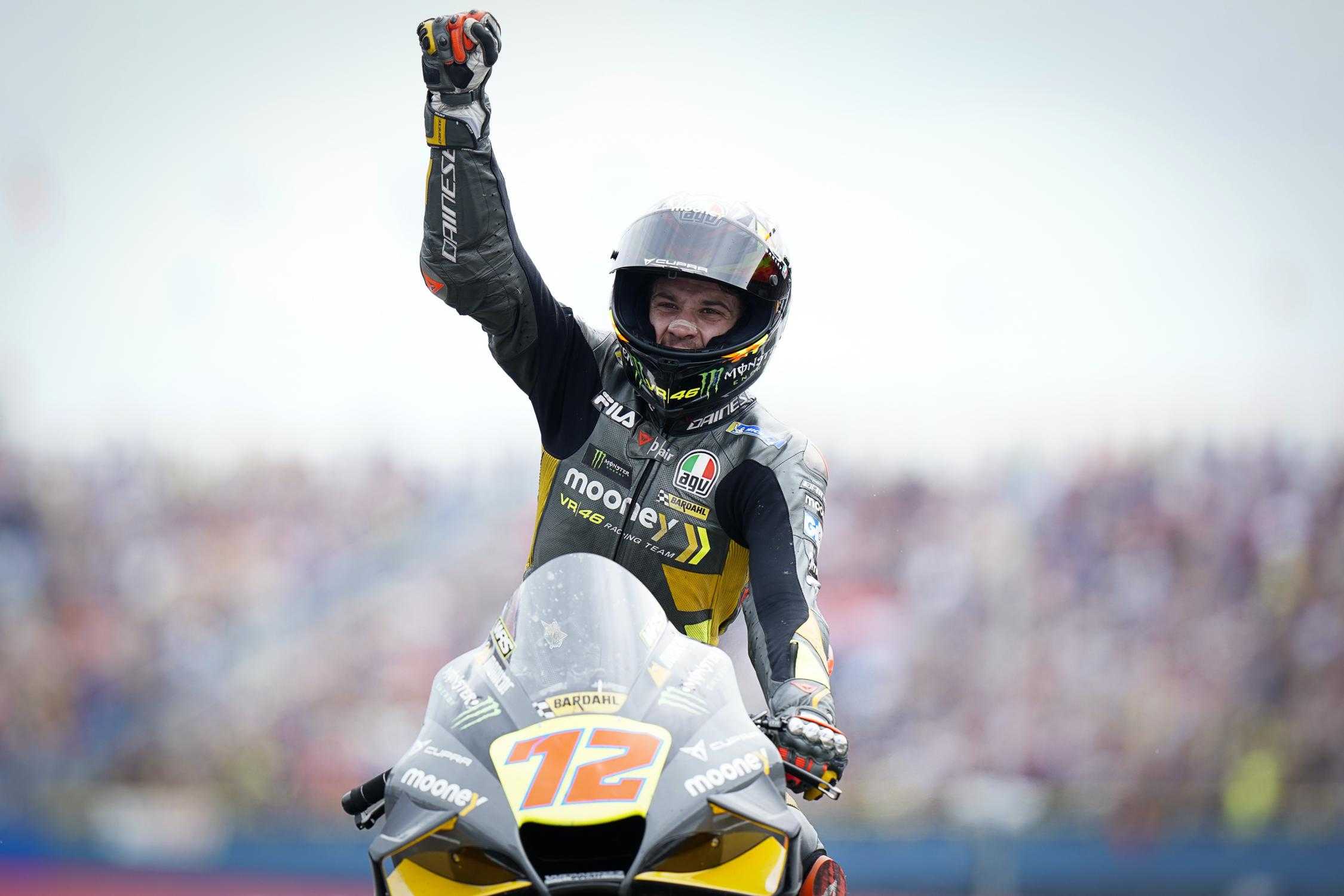 Assen, Bezzecchi (2e) : « C'est pour Valentino et la VR46 Academy ! »