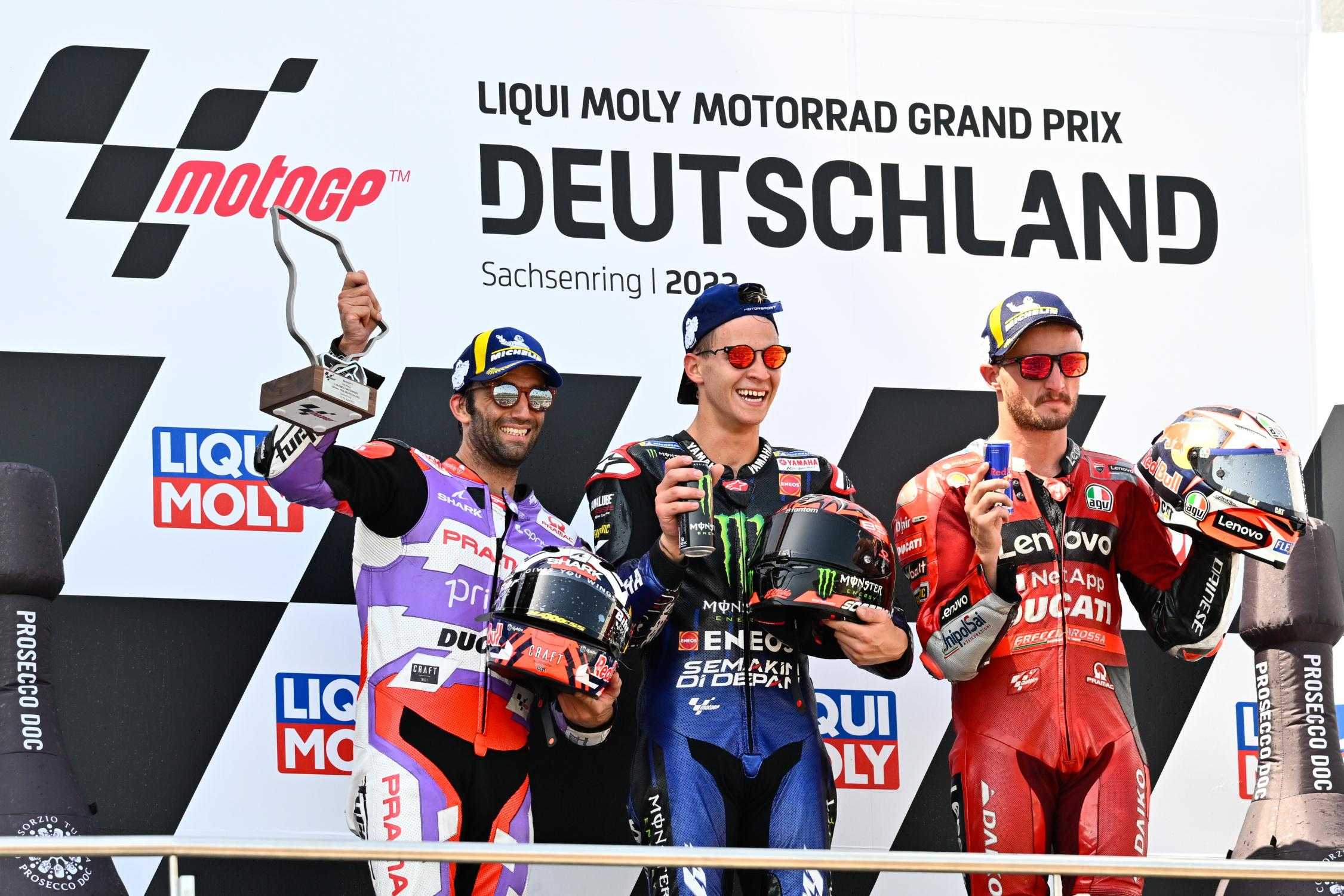 Sachsenring, Championnat : Quartararo avance, Zarco premier pilote Ducati !