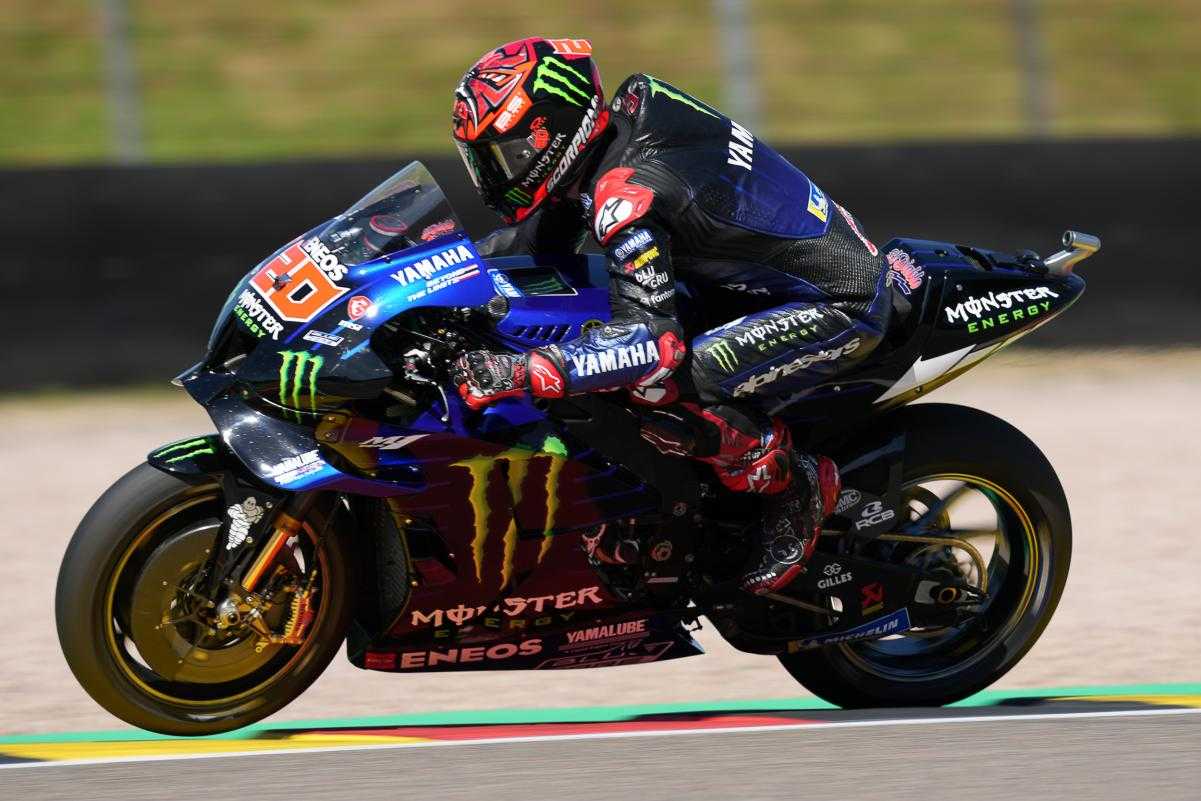 Sachsenring, MotoGP (FP4) : Quartararo le plus rapide