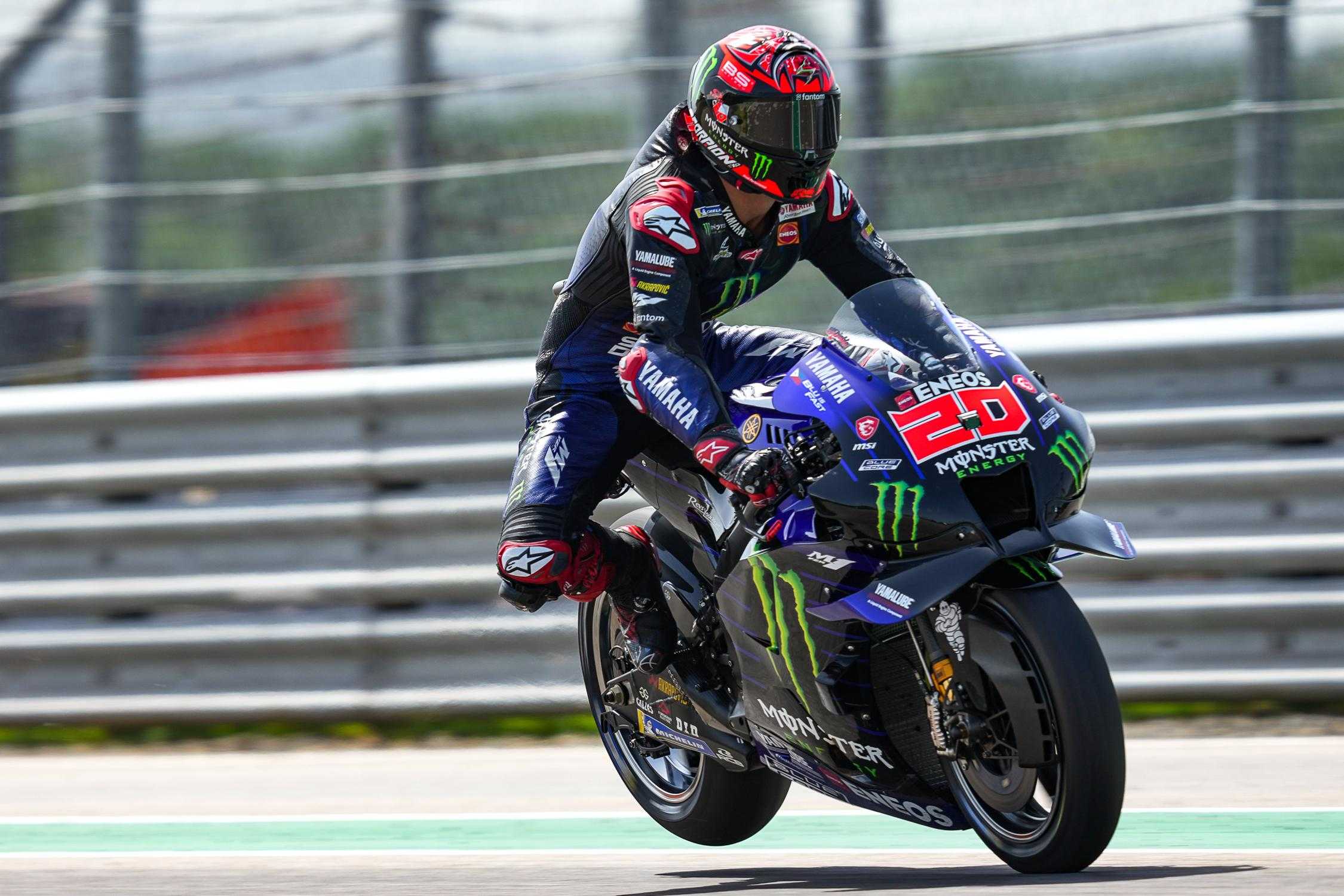 « J'ai débranché le cerveau ! » : Quartararo en première ligne au Sachsenring