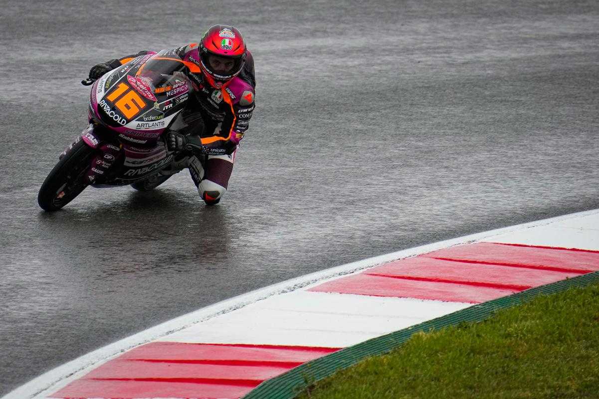 Spielberg, Moto3 (FP1) : Piste trempée, Migno en tête