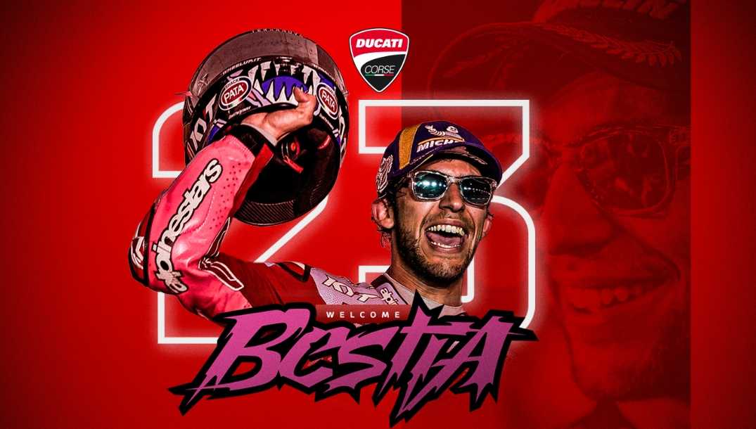 Ducati choisit Bastianini pour l'équipe d'usine 2023