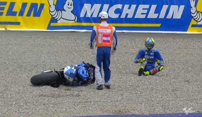 Mir blessé à la cheville à Spielberg