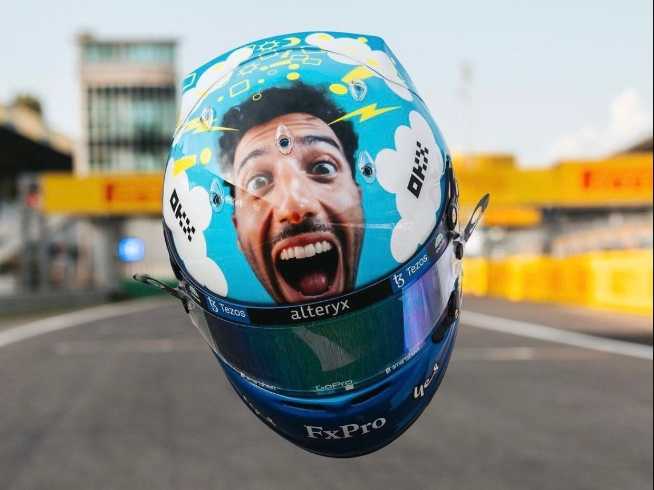 Ricciardo rend hommage à Rossi à Monza