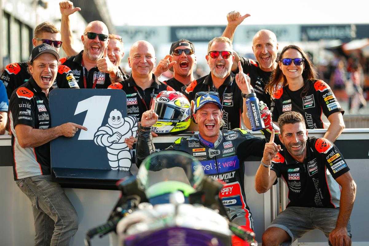 Aegerter champion du monde MotoE !