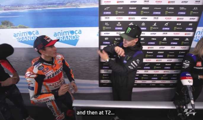 « C'est pas si loin... » : Quand Marquez incite Quartararo à y croire