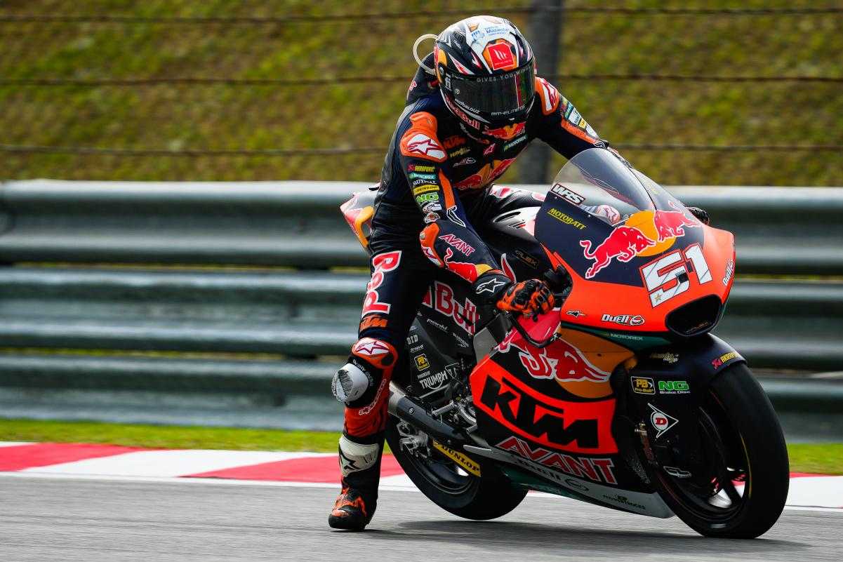 Acosta testera la KTM MotoGP à Jerez