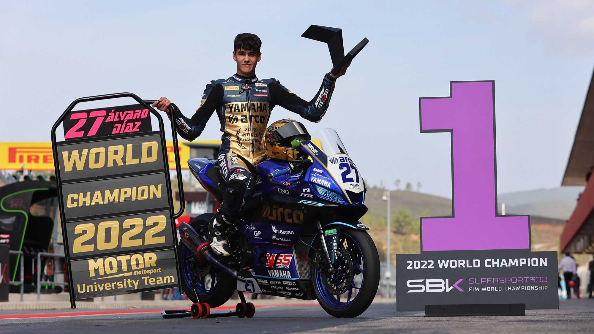 Alvaro Diaz et Arco Motor University Yamaha arrivent en Supersport