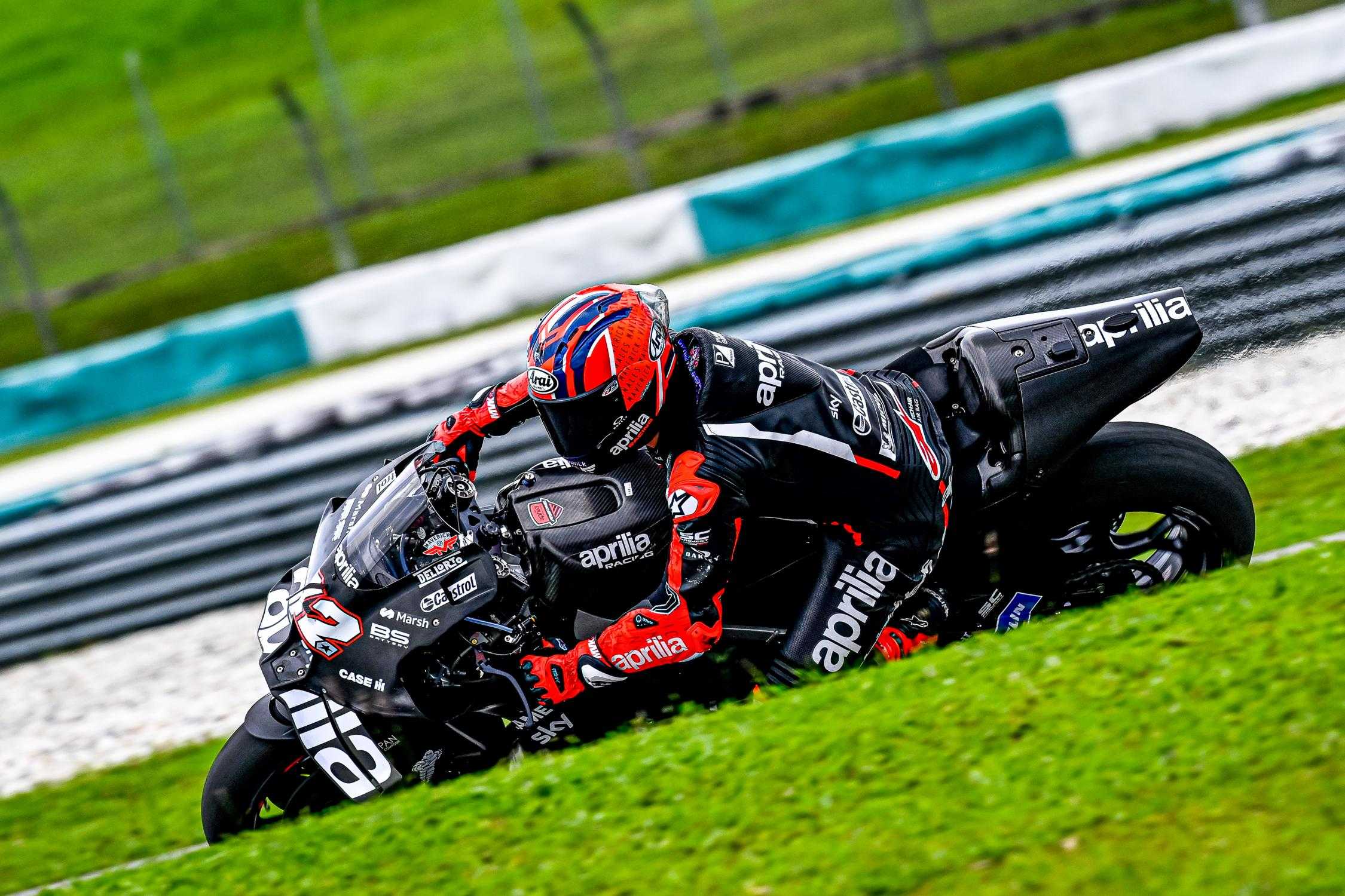 Romano Albesiano (Aprilia) : « Il semble que nous ayons réussi à améliorer la moto un peu partout »