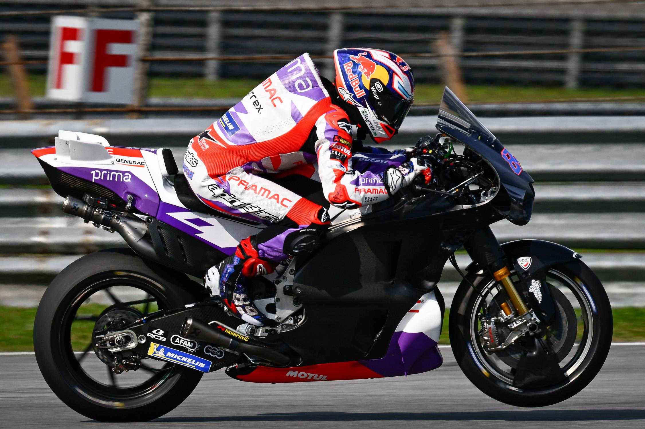 "Le moteur de la Ducati est plus rapide qu'en 2022", affirme Martin