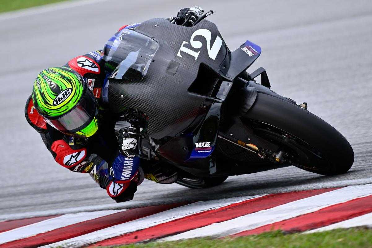 La Yamaha plus rapide que jamais en ligne droite à Sepang