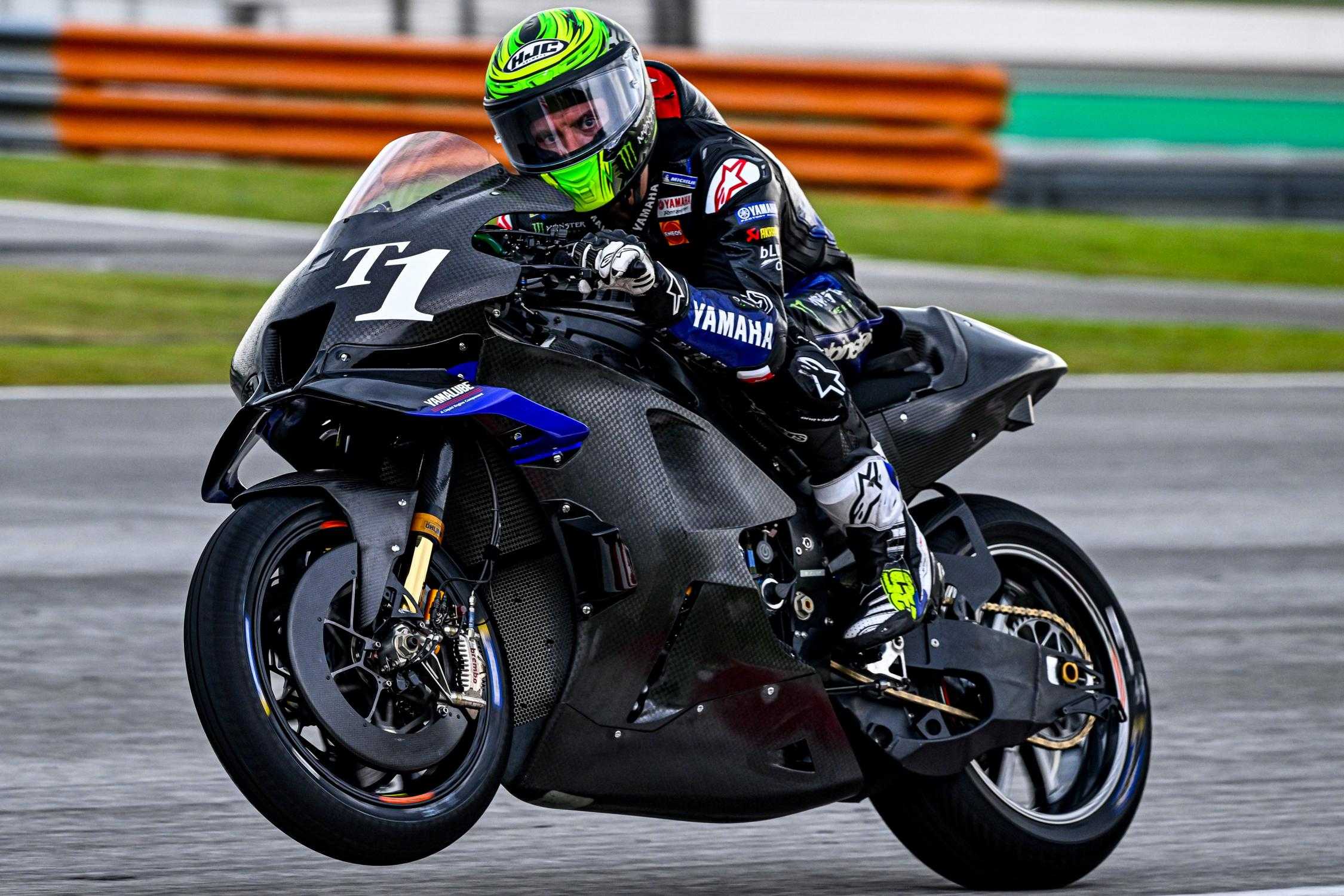 Yamaha devant, la pluie continue de perturber le shakedown