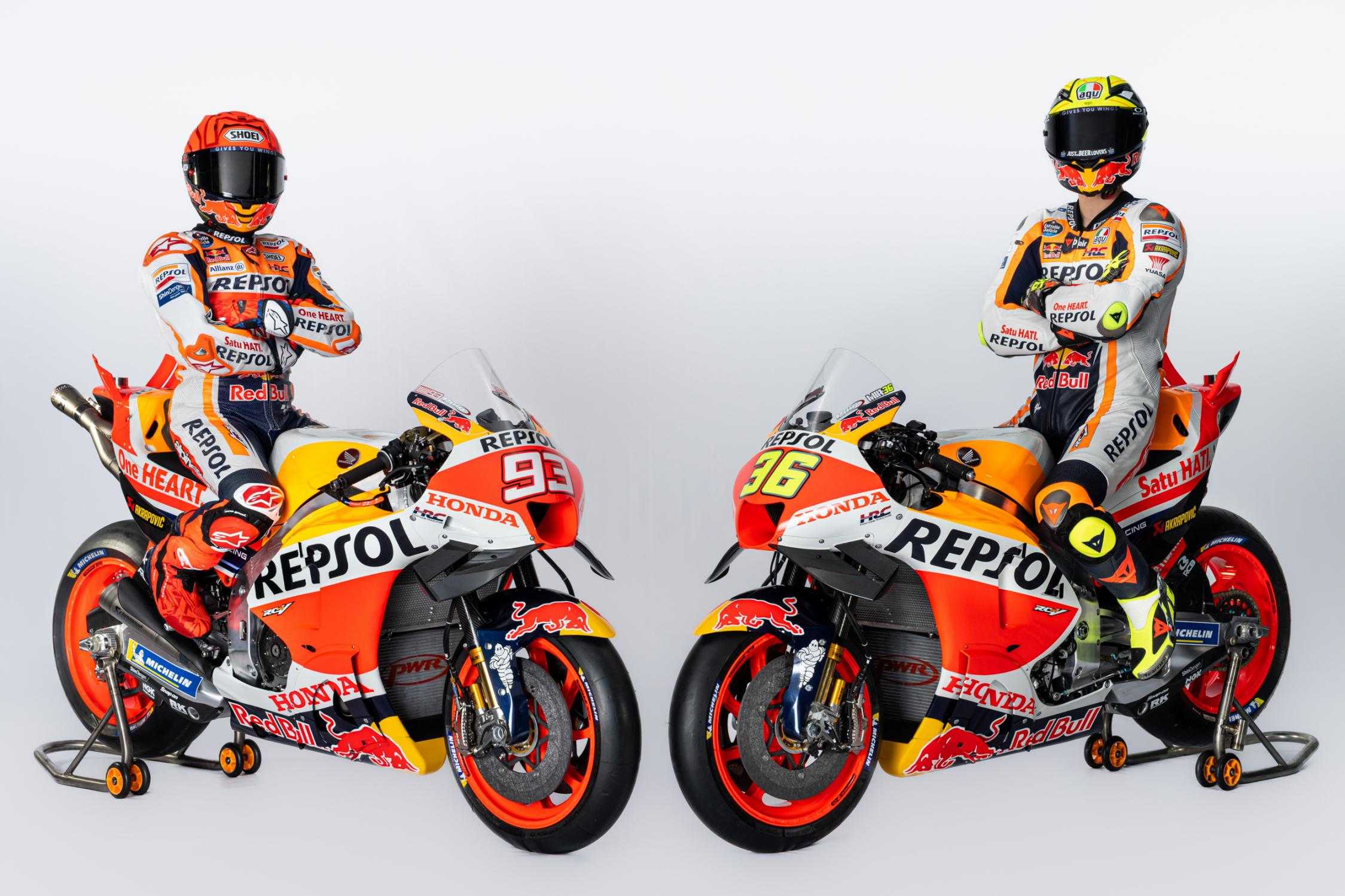 PHOTOS : La Honda Repsol 2023 de Marquez et Mir