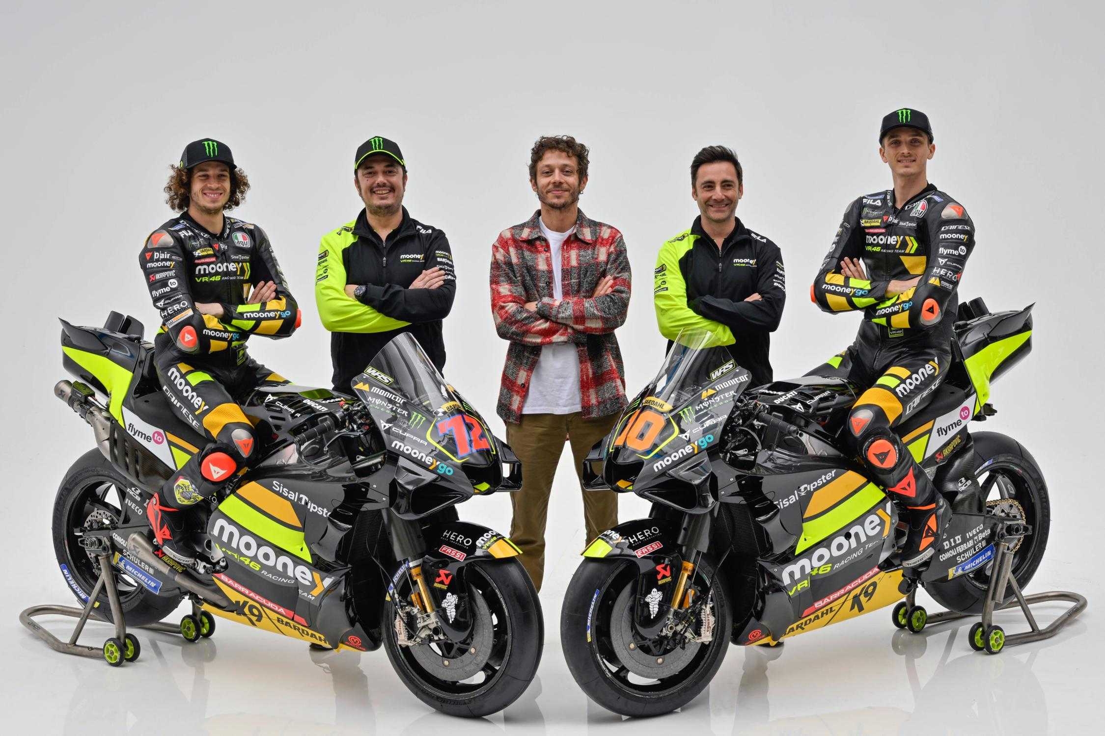 Rossi fixe l'objectif de la VR46 : « Décrocher une première victoire en MotoGP »