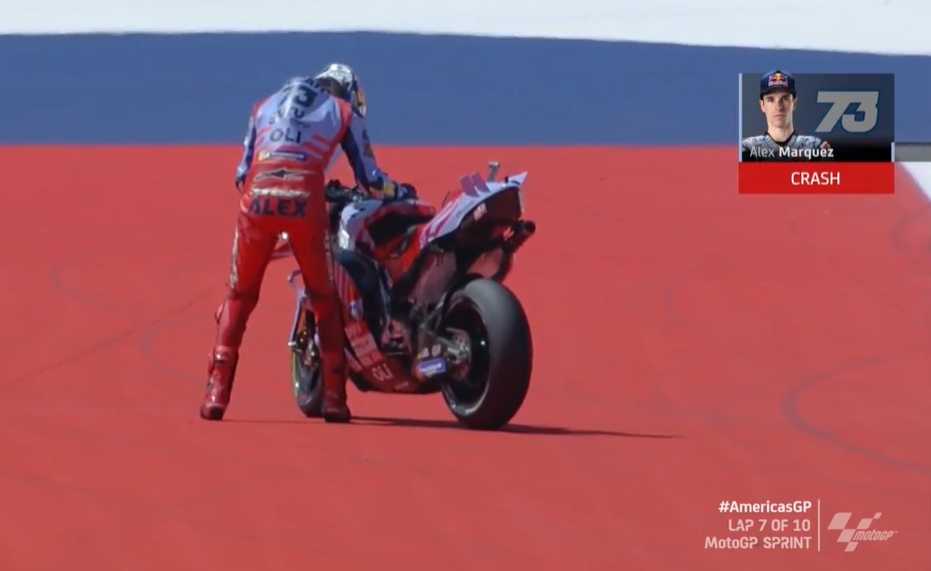 « J'ai vomi sur la moto » : Marquez a connu meilleure journée !