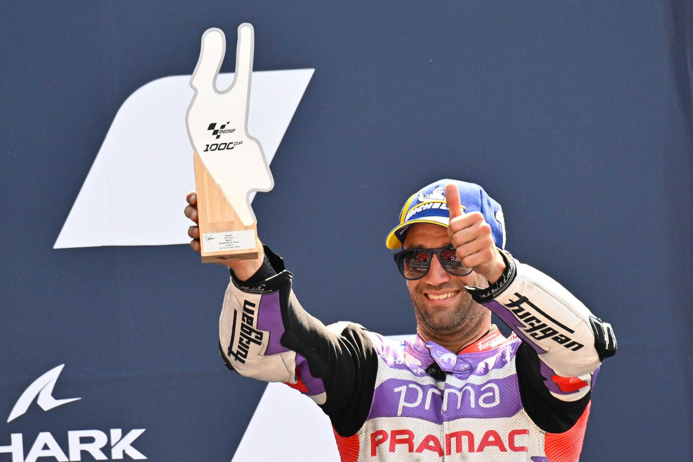 « Un grand moment, un public incroyable » : Zarco retrouve le podium au Mans