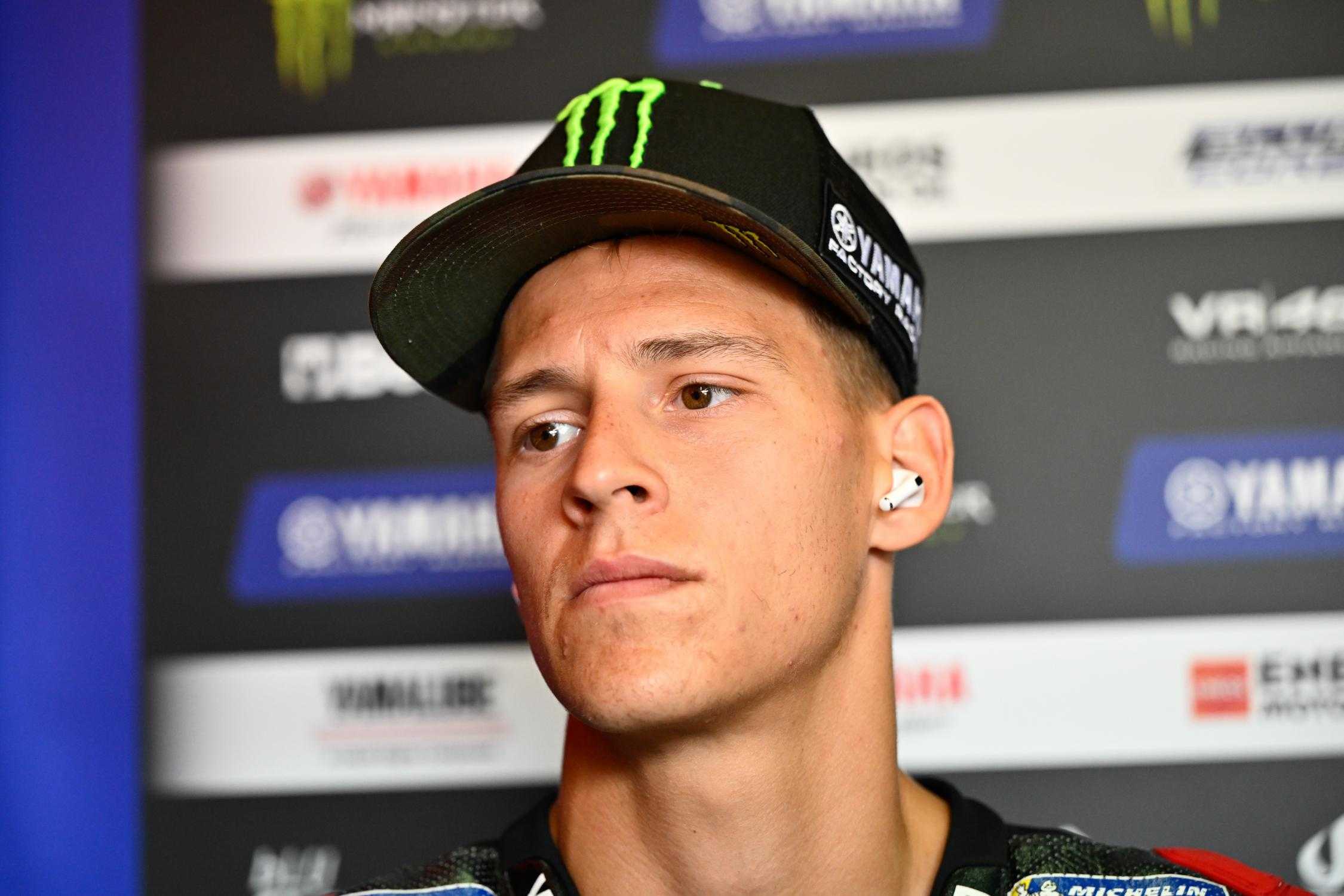 Assen, Quartararo (chute) : « Je pense me faire opérer cette semaine »