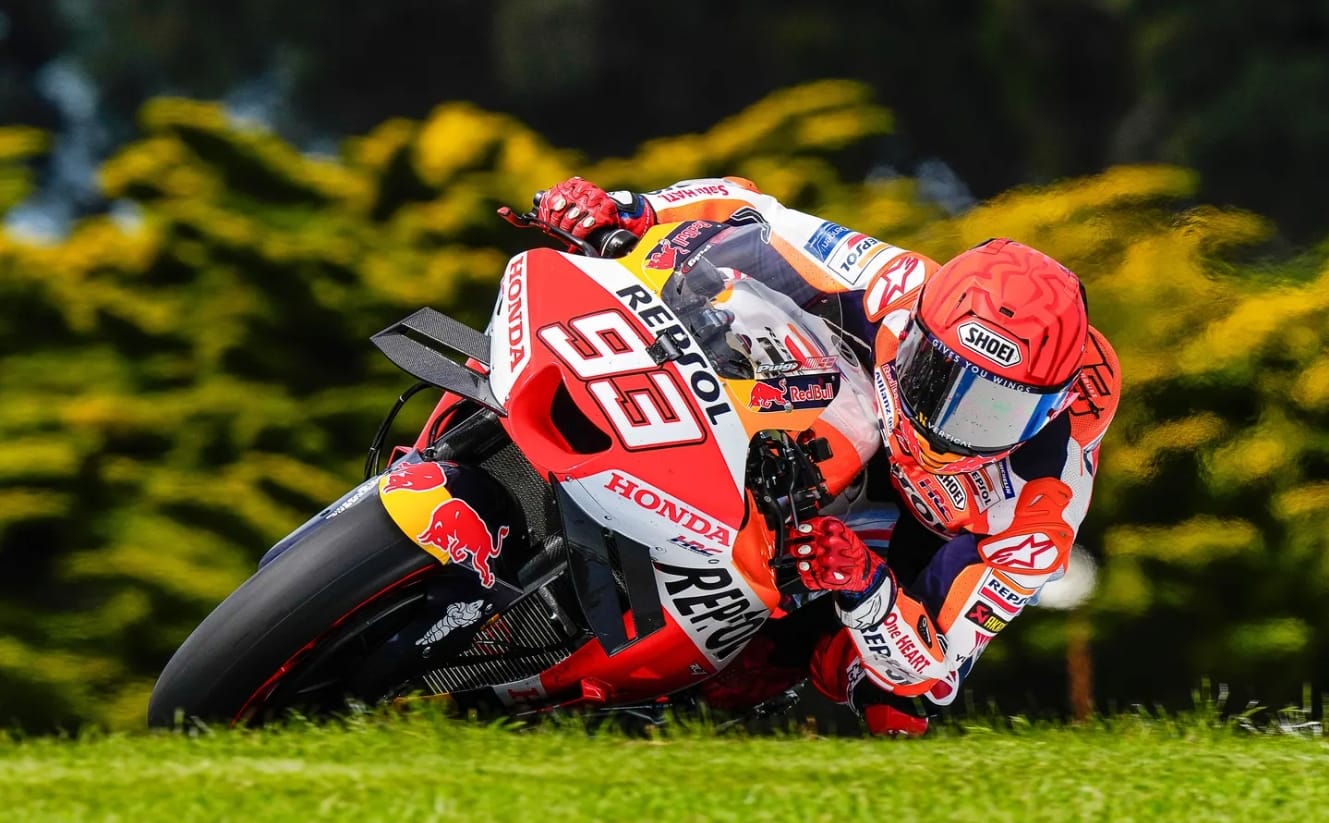 « Pas le bon choix... Je continue à tout donner » : Marquez paie le pari du pneu tendre en Australie