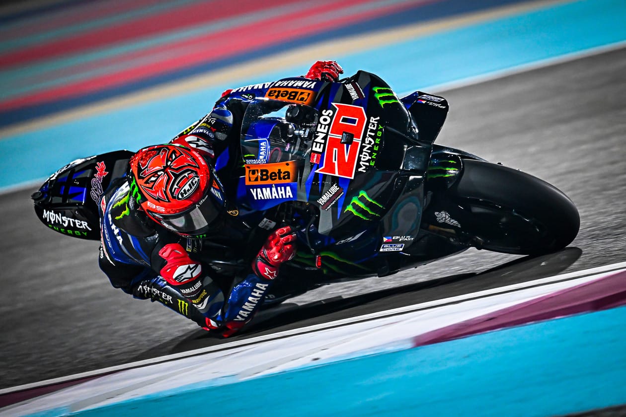 Qatar, MotoGP (Libres 2) : Quartararo meilleur temps