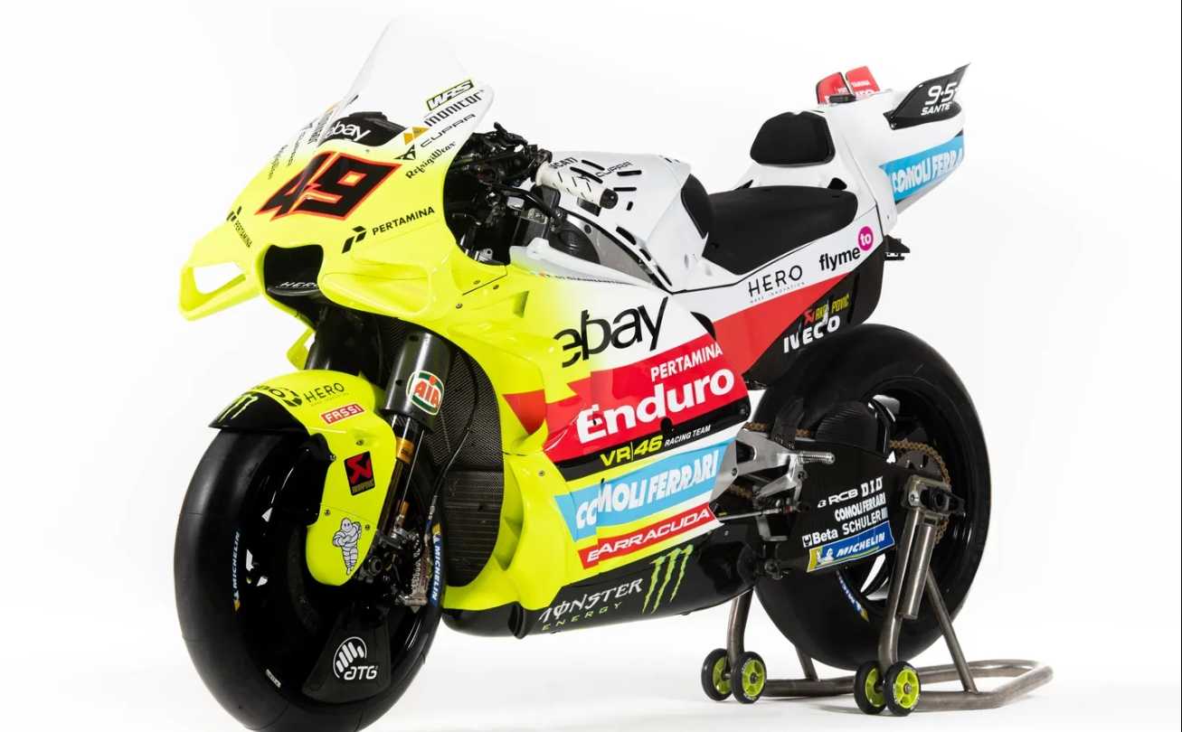 La nouvelle Ducati VR46 prend du jaune !