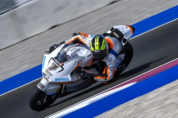 Qatar, Q2 Moto2 : Canet en pole, Baltus 6e