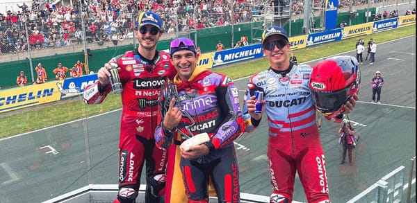 Championnat MotoGP : Martin leader, Pecco - Marc - Enea en 2 points !