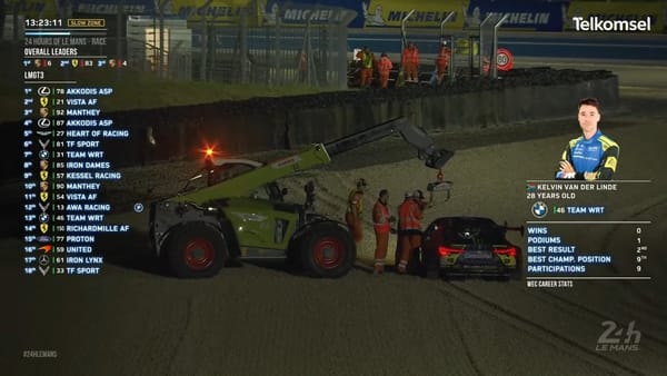 La malchance s'abat à nouveau sur Rossi au Mans