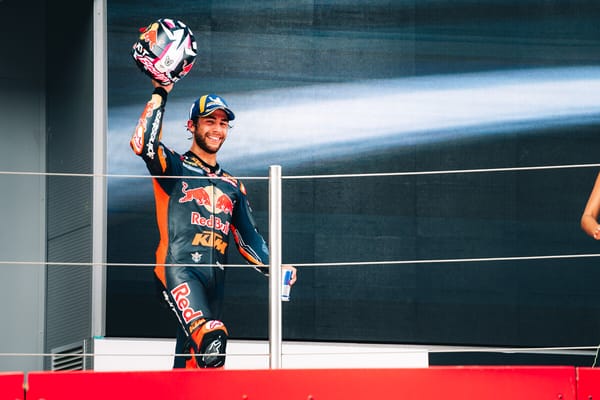 Bastianini s’offre son premier podium avec KTM